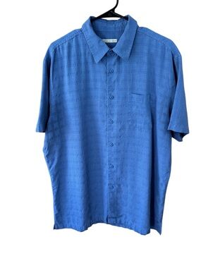 Age of Wisdom button-front men’s shirt, size XL, office, casual, lightweight